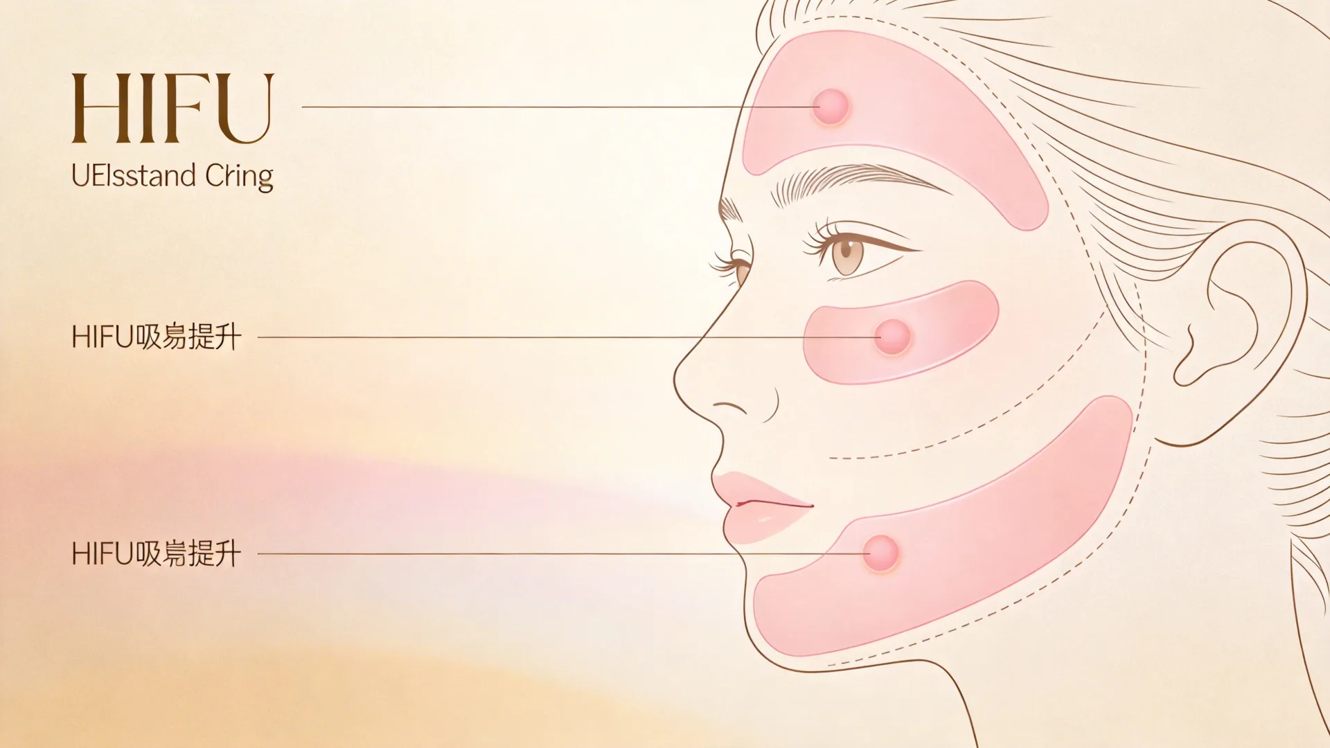 音波拉提與電波拉提差異比較 治療深度對照